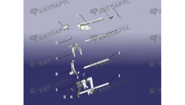 Вилки переключения скоростей Chery Fora (A21)