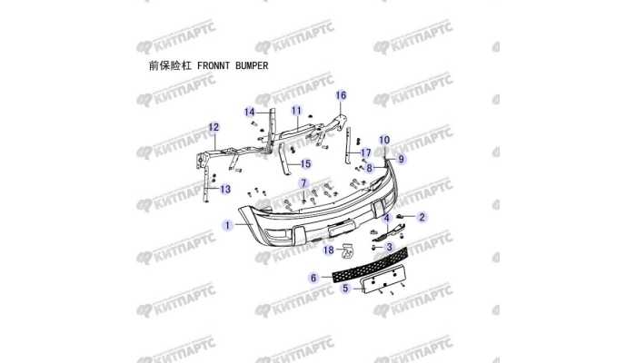 Бампер передний Great Wall Hover