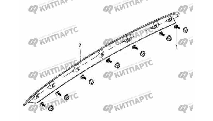 Накладка капота Great Wall Wingle